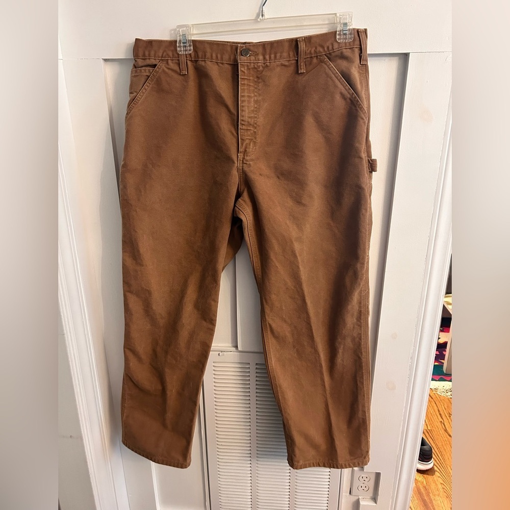 Carhartt Men's Tan Carpenter pants 2007 38x30